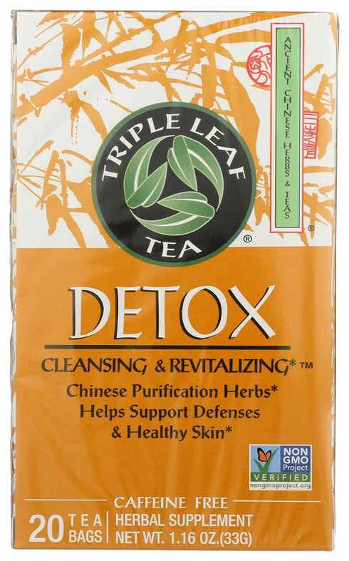 Triple Leaf Tea Triple Leaf Detox Tea - 20 bags (Pack of 2)