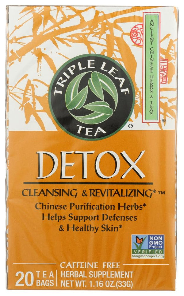 Triple Leaf Tea Triple Leaf Detox Tea - 20 bags (Pack of 2)