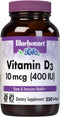 Bluebonnet Nutrition Vitamin D3 400 IU Softgels, 250 Softgels, Aids Muscle and Skeletal Growth, Non-GMO