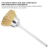 Nail Drill Bit Set, Brass Wire Cleaning Brushes, Polishing Head Cleaner for Nail Drill Machine, Manicure Pedicure Tools