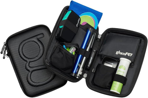 Glucology Classic Diabetic Organizer - Convenient Storage for Insulin, Glucometer, and Accessories, Essential Travel