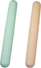 2 Pcs Travel Toothbrush Case, Portable Waterproof Toothbrush Holder for Travel, Camping, School, Home.