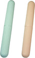 2 Pcs Travel Toothbrush Case, Portable Waterproof Toothbrush Holder for Travel, Camping, School, Home.