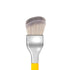 Bdellium Tools Professional Makeup Brush - Studio Series 951 Small Slanted Double Dome Blender - With Soft Synthetic Fibers, For Application & Blending (Yellow, 1pc)