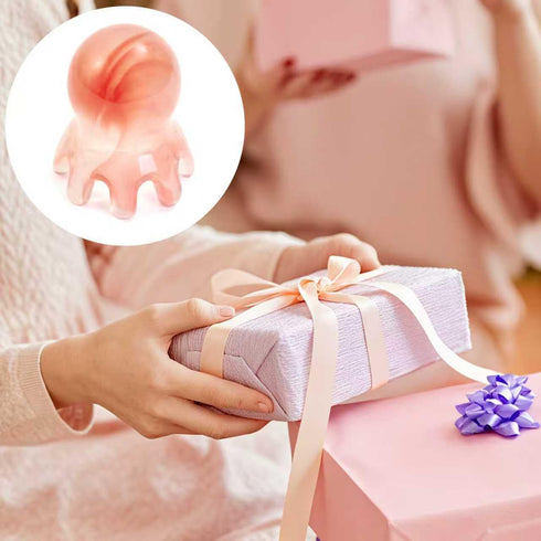 TAHULIK 2 Pack Octopus Head Massager Comb Scalp Massager for Headaches & Stress Relief, Relief Point Massage Comb