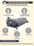 TEYOUAI 20" 5 Settings 5 Grey Cat Heating Pad for Period Cramps USB Portable Electric Heat Timer Modes Auto Shut Off
