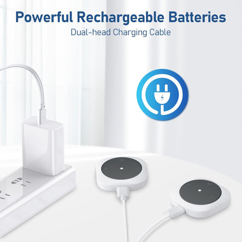 Comfytemp Wireless TENS Unit Machine for Pain Relief, Rechargeable TENS Device with 30 Modes, 4 Pads for Sciatica, Back