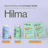 Hilma Sleep Aid with Magnesium & L-Theanine – Natural Sleep Aids for Adults, Melatonin-Free, Non-Drowsy - 2 Pack (100