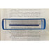 6 inch 5X Blue Raised Domed Bar Magnifier, Optical Tool with Reading Tracking Line