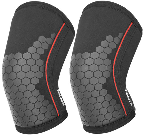 SUJAYU Knee Compression Sleeves for Men Women Weightlifting Knee Sleeves, 7mm Neoprene Knee