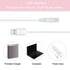 Women Shaver USB Charging Cable, Compatible with Finishing Touch Flawless Body Rechargeable Ladies Shaver (2pcs)