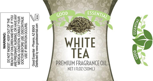 Good Essential - Professional White Tea Fragrance Oil 30ml for Candles, Soaps, Lotions, Perfume 1 fl oz - White Tea Oil for Soap & Diffuser - White Tea Scented Oil - Fragrance Oil for Candle Making