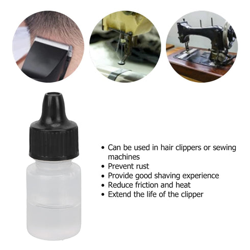 Shaver Lubricant, Reduce Heat Prevent Rust Incisive Shaving Clipper Maintenance Oil for Sewing Machines