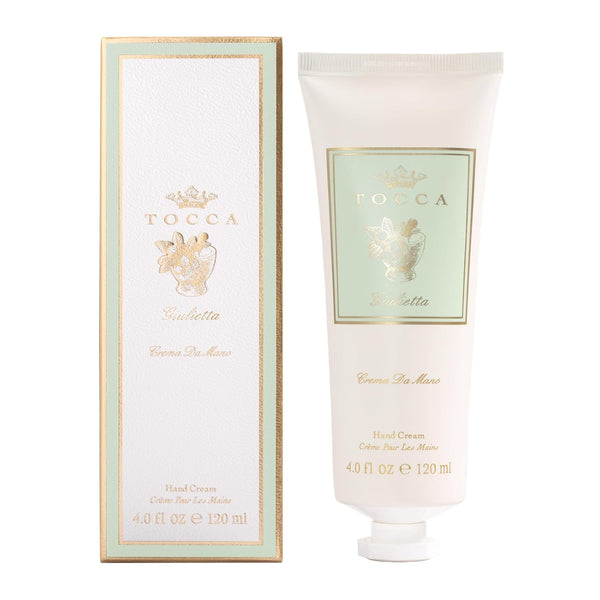 Tocca Crema de Mano Luxe, Giulietta Hand Cream, 4 oz - Pink Tulips, Green Apple, Vanilla Orchid, Moisturizing