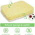 3 Natural Cellulose Loofah Sponges - Biodegradable, Scratch Resistant Kitchen Cleaning Sponges, Eco-Friendly