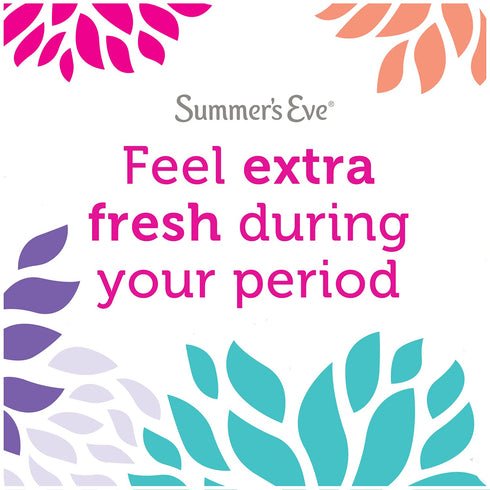 Summer's 24 Count Eve FreshCycle Cleansing Cloths | Reduces Period Odor |