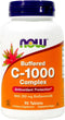 NOW C-1000 Antioxidant Protection, Buffered C 1000mg, 90 Tablets, Pack of 2