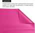 MECCANIXITY Pack of 10 Deep Pink Pearlescent Film Flower Wrapping Paper, 22.8x22.8 Inch Waterproof for DIY Crafts