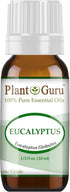 Set 10 ml 100% Essential Oil Beginner Trio Kit Pure Therapeutic Grade Includes: Eucalyptus, Lavender, Peppermint.