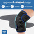 Hilph XL Ice Pack Wrap for Knee, Reusable Gel Large Ice Pack for Pain Relief, Hot Cold Therapy (Black)