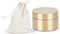 Keenso Waterproof Brass Pill Box, Dustproof Travel Pill Case, Round Copper Pill Fob Holder -pro Dry (M)