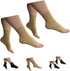 HealthyNees Ankle 15-20 mmHg Compression Leg Foot Swelling Wide Open Toe Sleeve (2