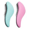 WYNK Detangling Brush 2-Pack for Adults & Kids - Green & Pink Hairbrush for Wet, Curly, Thick Hair, Gentle Knot Remover