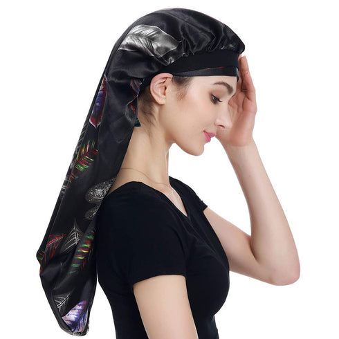 Satin Wrap Scarf for Hair - Satin Braid Bonnet