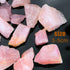 2lb/950g Rough Natural Rose Quartz Crystal Raw Stone Gemstone for Cabbing, Tumbling, Cutting, Polishing, Jewelry