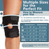 ComfiLife Knee Brace - Neoprene for Knee Pain Relief, Adjustable Compression, Open Patella Support, Non-Slip (Small)