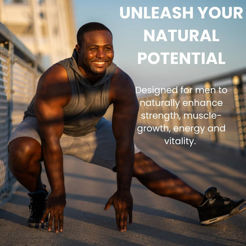 Root Supplements 90 Natural Testosterone Support with Tongkat Ali, Mucuna Pruriens, Black Galingale, Capsules