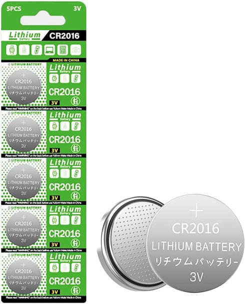 TXY CR2016 3V Lithium Battery(Pack of 5)