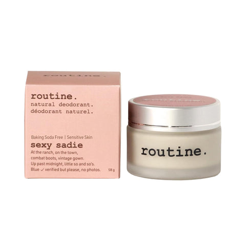 Routine Natural and Aluminum Free Deodorant (2 Fluid Oz.) for Women and Men | SexySadie No Baking Soda | Ylang Ylang,