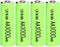 Ni-MH AA 3000mAh Rechargeable Batteries, 1.2V Double A High Capacity for Garden Landscaping, Outdoor Lights (4 Pack)