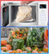 Food Storage Roll Bags, Disposable Plastic Bags, Mini Plastic Bags, 200 PCS Medium Roll Plastic Bags (9.84 x 13.7 inch)