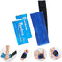 Reusable Hot and Cold Packs for Injuries, 2 Flexible Gel Ice Packs for Joint Pain, Muscle Soreness, and Headaches