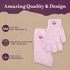 Pink Fuzzy Moisturizing Socks and Gloves Set with Aloe and Vitamin E for Women | Self-Care Gifts