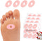 Corn Cushions, Self-Stick Callus Cushions for Toes, Feet, Protect Calluses and Reduce Friction - Oval Shape, 10 Sheets