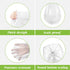 Teivio Strong Trash Bags, 1.6 Gallon, 100 Counts, Clear, fit 1.5-1.6 Gal, Bathroom Trash Can Liners