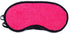 Sleep Mask Set Pack of 3, Adjustable Microfiber Terry Cloth Eye Masks for Sleeping, Travel, Black/Blue/Pink