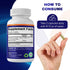 Vitamatic Saccharomyces Boulardii Probiotic, 10B per Serving + Yeast Extract, 300 mg, 60 DR Capsules