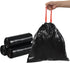 6 Gallon Black Drawstring Trash Bags, 110 Counts, Medium Garbage Bags, 3 Rolls