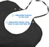 JNIAP Caution Messy Eater Adult Bibs With Crumb Catcher Gag Pranks Bib Gift Adjustable Dining Clothing Protectors