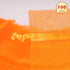 PMLAND 100 Pcs Organza Mesh Drawstring Bags, 4 x 6 Inches for Jewelry Party Favors, Orange