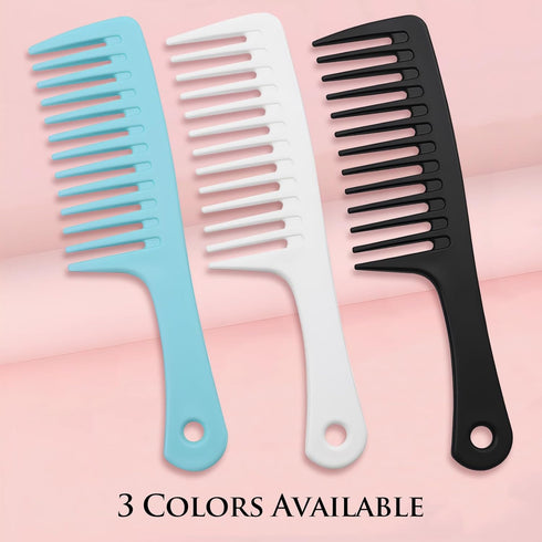 Wide Tooth Comb & Large Hair Detangling Comb, Durable Brush for Styling and Professional Hair Care