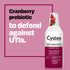 Cystex Urinary Tract Infection Support, Cranberry Prebiotic Supplement for UTI Protection & Health, 7.6 oz (2 Pack)