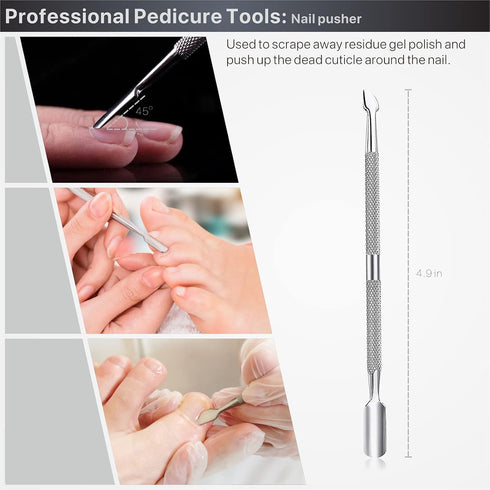 Toenail Clippers for Seniors, Professional Heavy Duty Long Handle Nail Clippers, 6Pcs Black