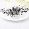 Unicra Bride Wedding Hair Combs, Black Delicate Opal Crystal Bridal Headpieces for Women and Girls