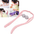 Portable U Shaped Shiatsu Neck Massager - Deep Tissue Relief in Pink