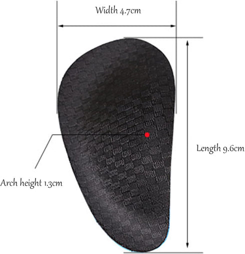 Arch Support Pads for Kids, 2 Pairs Orthotic Insole for Plantar Fasciitis Relief, Reusable Cushions for Youth